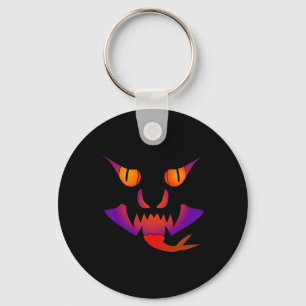 Demon Jack O Lantern Key Ring