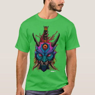 Demon Japanese Style Artwork Asia Design T-Shirt
