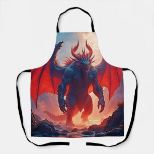 Demon King: Eternal Dragon Shadow Art Apron