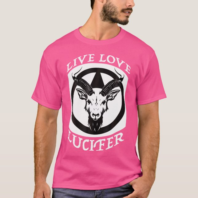 Demon Lucifer Goat T-Shirt (Front)