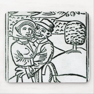 Demon Making Love to a Witch Mouse Pad