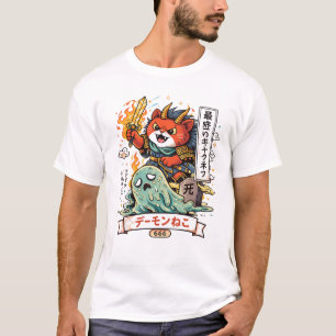 Demon Neko Warrior T-Shirt