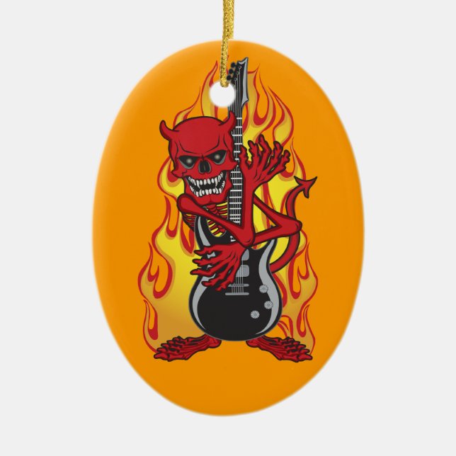 Demon of Rock Ceramic Tree Decoration (Front)