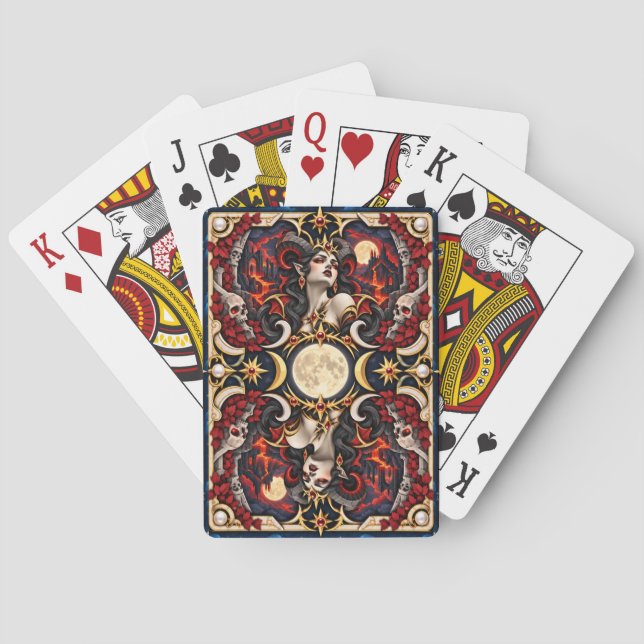 Demon, Paper Cut Monster Playing Cards (Back)
