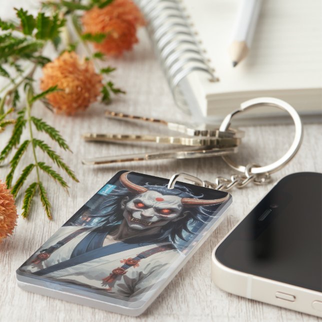 Demon Samurai Key Ring (Front Right)