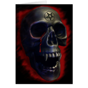 Demon Skull 1 Card