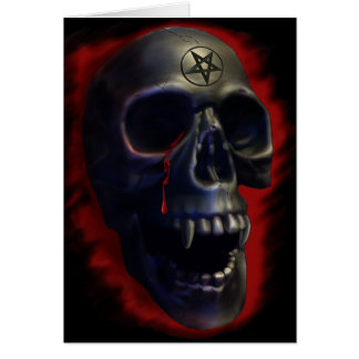 Demon Skull 1 Card