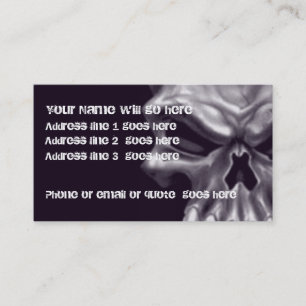 Demon Skull Business Card 2