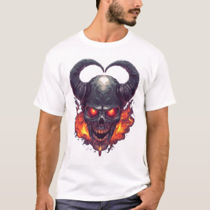 Demon Skull Firestorm T-Shirt