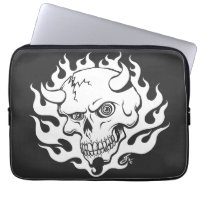 Demon Skull in Flames
