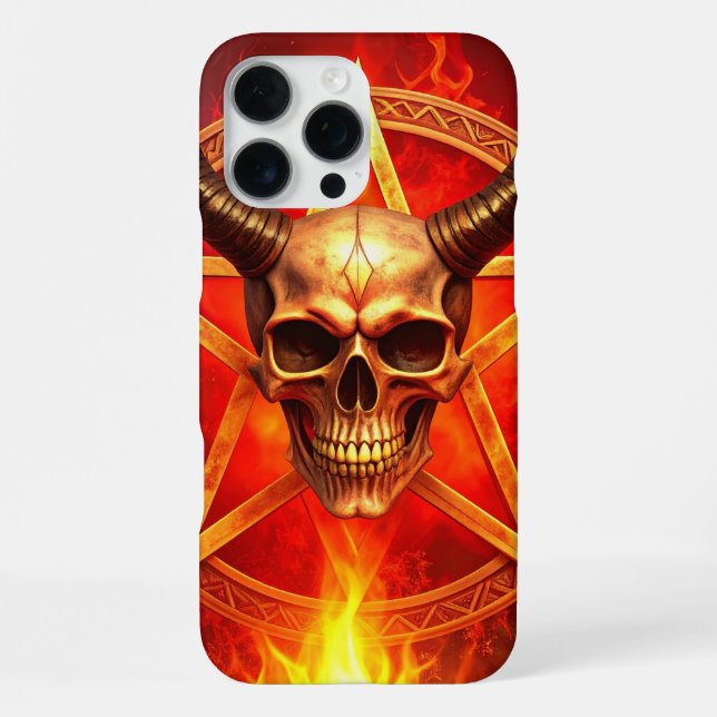 Demon Skull iPhone / iPad case (Back)