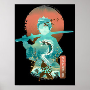 Demon Slayer Adventure Anime Tanjiro Kamado Awes Poster