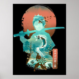 Demon Slayer Adventure Anime Tanjiro Kamado Awes Poster