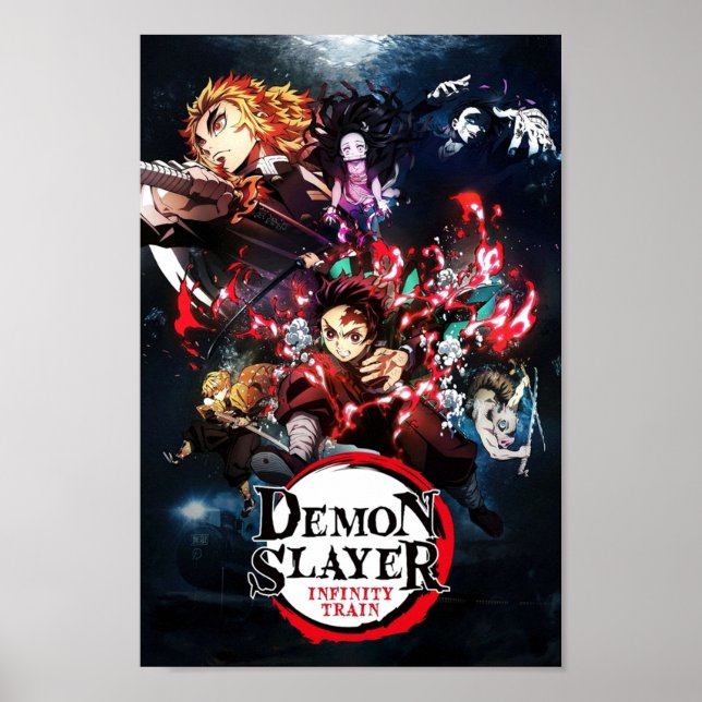 Demon Slayer  Kimetsu no Yaiba The Movie  Mugen Tr Poster (Front)