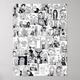 Demon Slayer Mitsuri Kanroji Collage  Poster
