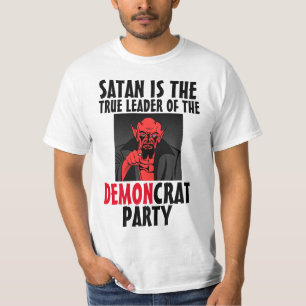 DEMONCRAT SATAN DEMOCRAT LIBERALISM T-SHIRTS