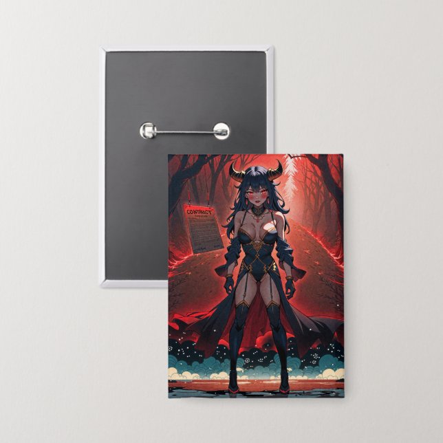 Demoness with Contact at Crossroads, Anime Demon (Front/Back)