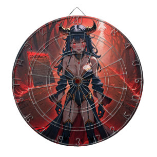 Demoness with Contact at Crossroads, Anime Demon Dartboard