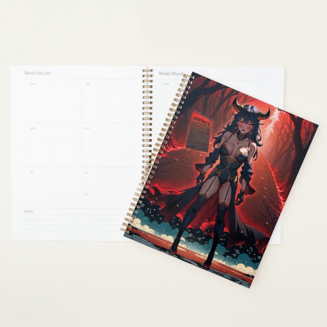 Demoness with Contact at Crossroads, Anime Demon Planner (Display)