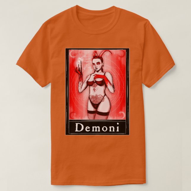 Demoni Tarot T-Shirt (Design Front)