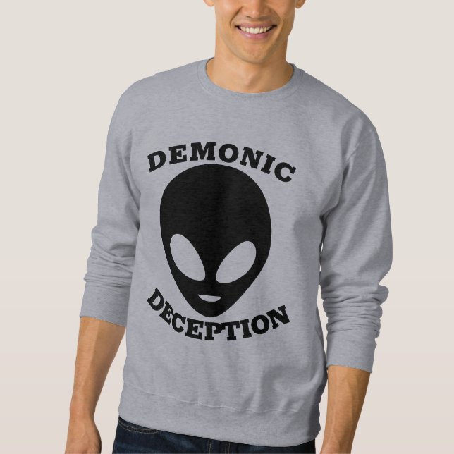 DEMONIC DECEPTION ALIEN UFO T-SHIRTS (Front)