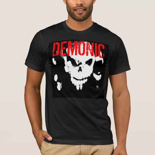Demonic Fitted Mens Tee - Customised (Front)