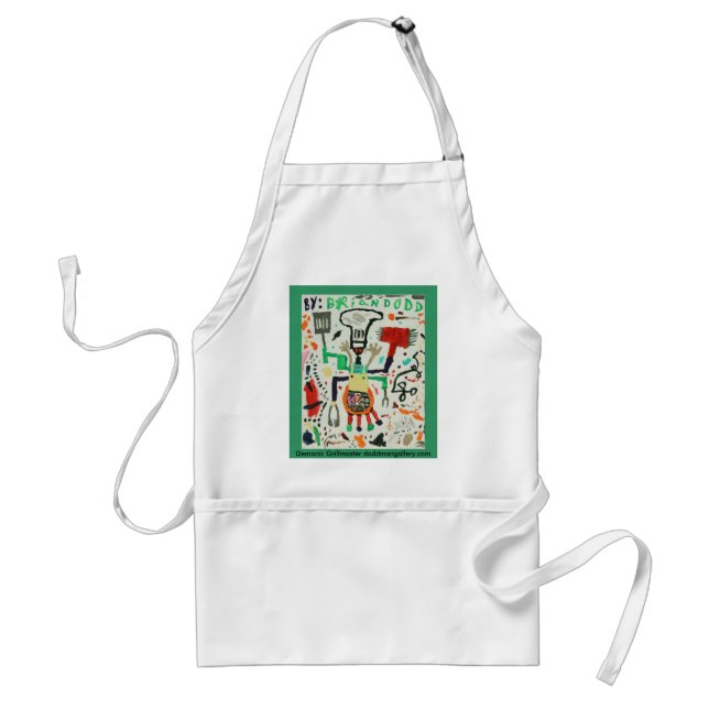 Demonic Grillmaster Standard Apron (Front)