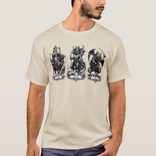 Demonic Rulers in Dark Fantasy T-Shirt