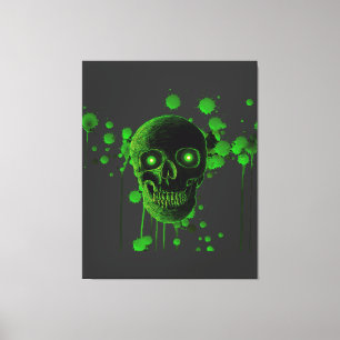 Demonic Skull - Envy Canvas Print