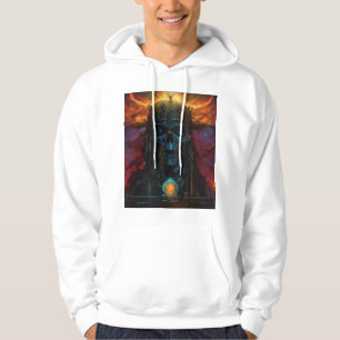 Demonic Skull of Doom – Dark Gothic Death Metal Hoodie