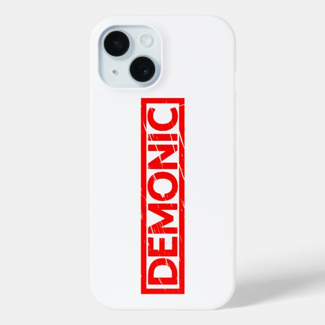 Demonic Stamp Case-Mate iPhone Case (Back)
