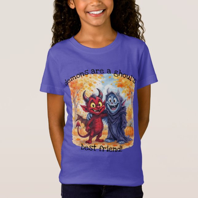 "Demons are a Ghoul's Best Friend" T-Shirt (Front)