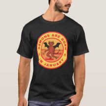 Demons are born in January alternate design