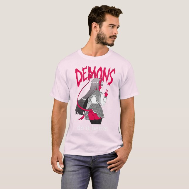 demons do it better Dark T Shirt (Front Full)