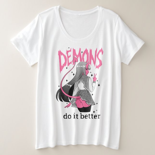 demons do it better Light T Shirt (Design Front)