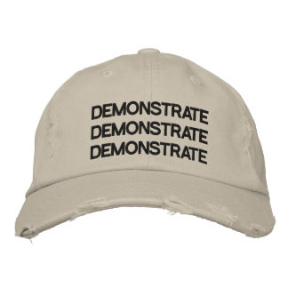 Demonstrate Adjustable Hat Distressed Stone