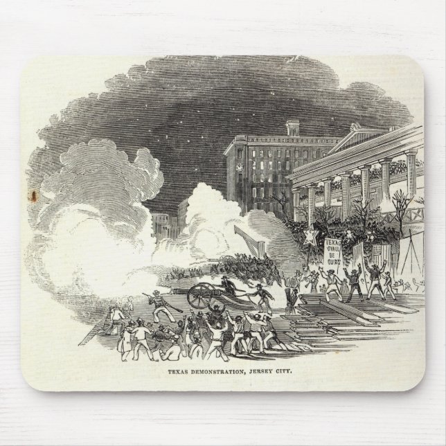 Demonstration at Jersey City Mouse Pad (Front)