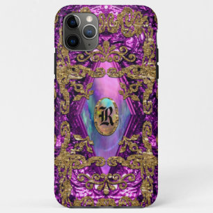 Dempsey Plum Elegant Chic Monogram Case-Mate iPhone Case