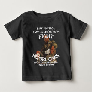 DEMS ELECTION VOTE EARLY MAIL POLL PLACE 2026 2028 BABY T-Shirt