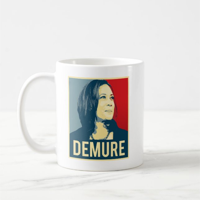 Demure and Mindful Kamala Harris Coffee Mug (Left)
