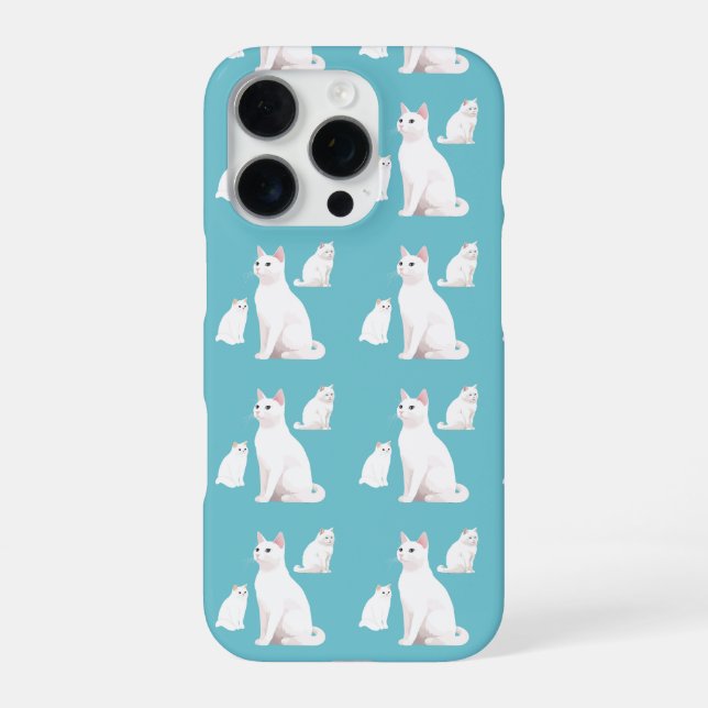 Demure Cats iPhone Case (Back)