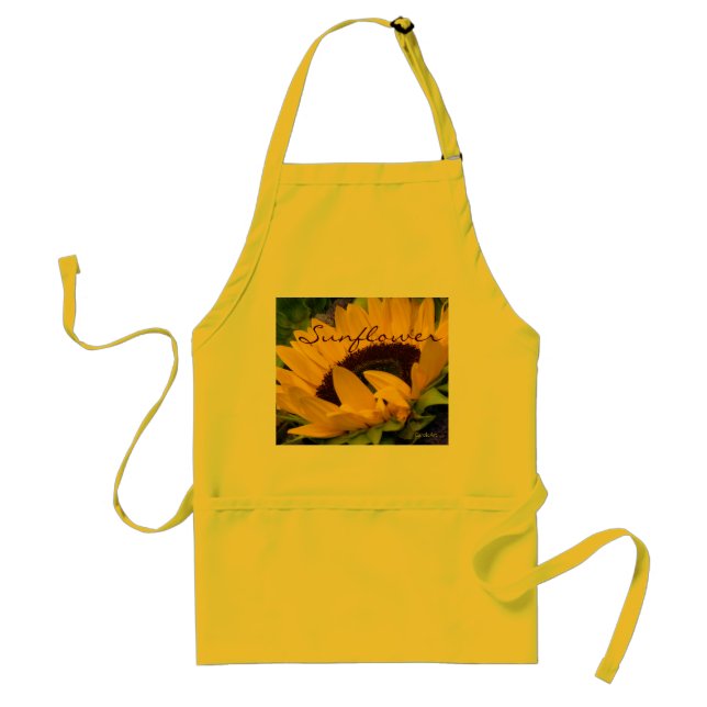 Demure Sunflower. Standard Apron (Front)