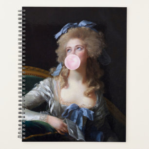Demure with Pink Bubble Gum Planner