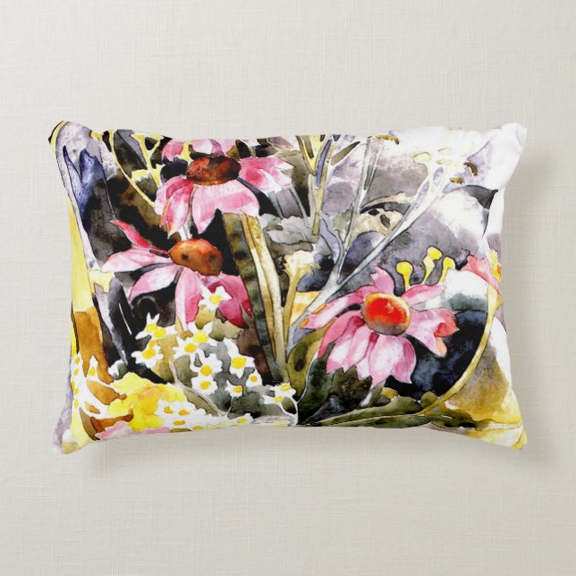 Demuth - African Daisies Decorative Cushion (Front)