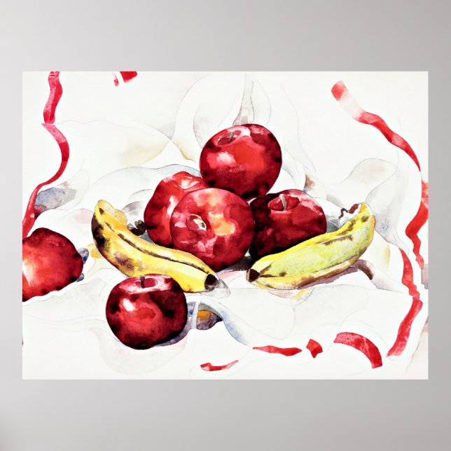 Demuth -  Still Life with Apples Poster (Front)