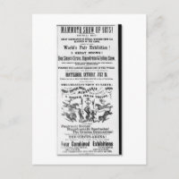 Den Stone's Circus, Menagerie & Indian Show Ad