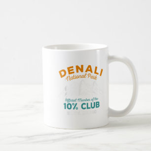 Denali 10 Percent Club Hiking Adventure Coffee Mug