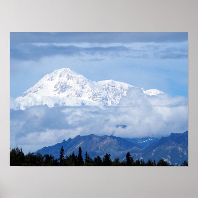 Denali Alaska Mountain Photo Poster (Front)