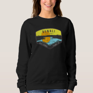 Denali Alaska Park Sunset Trees Sweatshirt