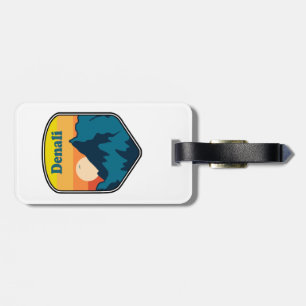 Denali Alaska Sunrise Luggage Tag